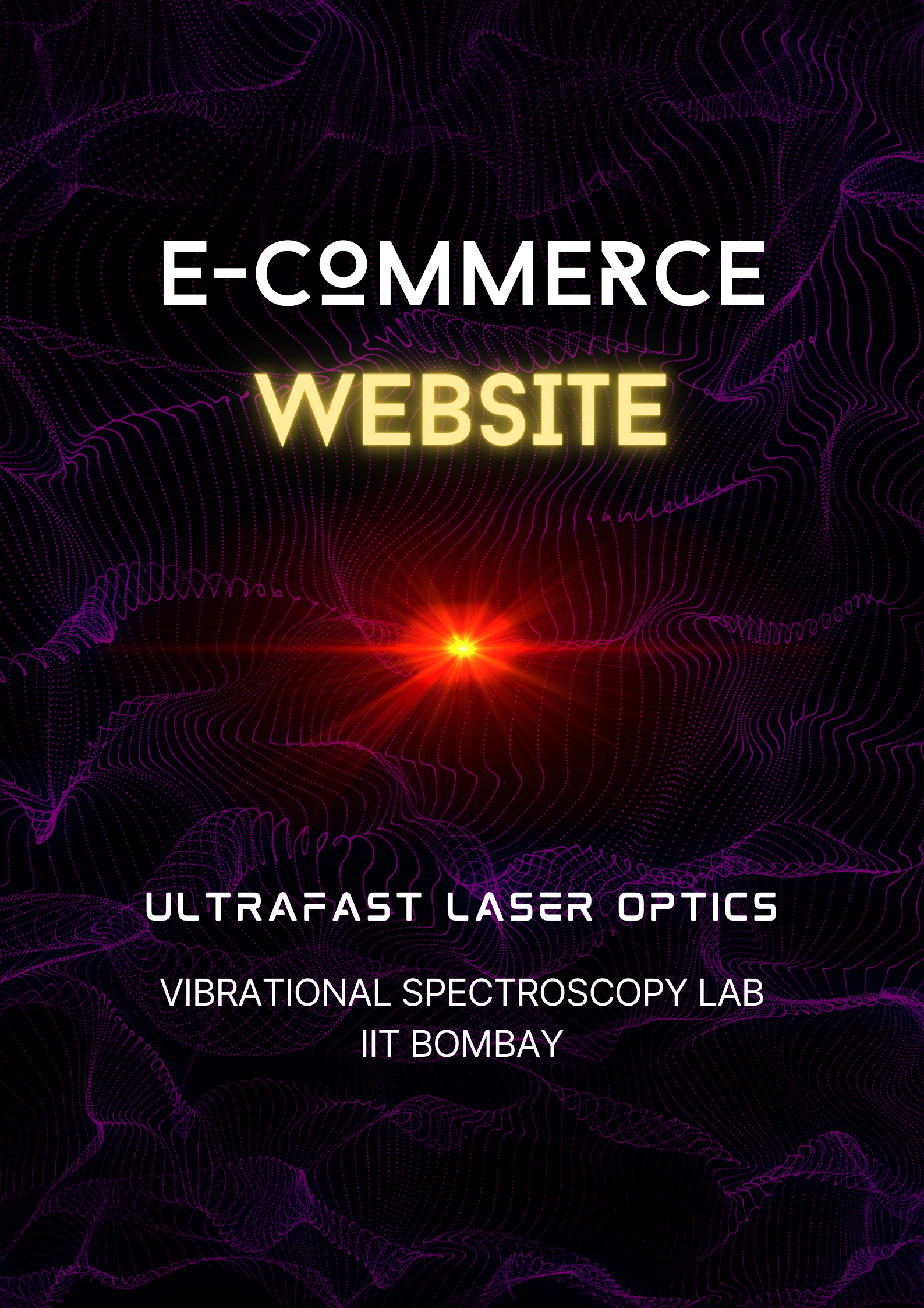 E-Commerce Website for VibSpecLab, IIT Bombay